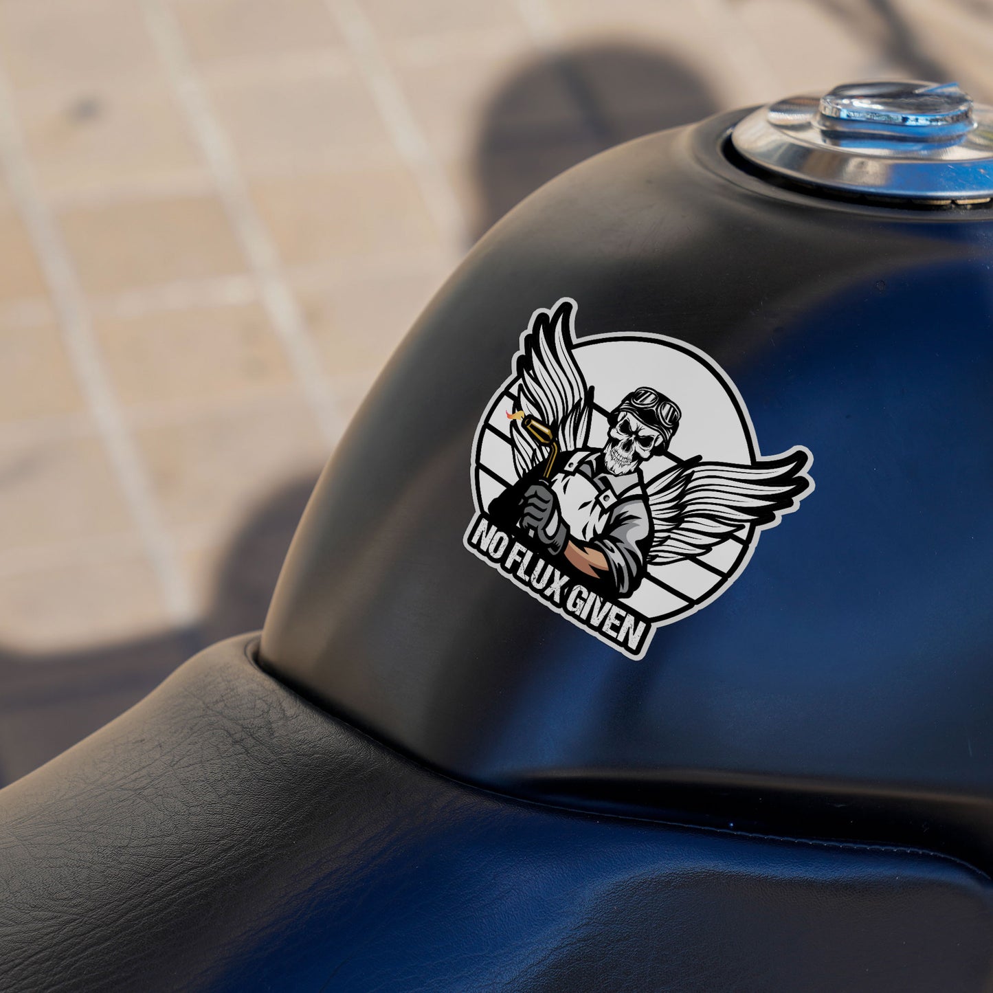 Welder No Flux Given Stickers Funny Welder Welding Joke Stickers Waterproof Vinyl Decals for Car Truck Laptop Helmet Water Bottles Bicycle Luggage Stickers