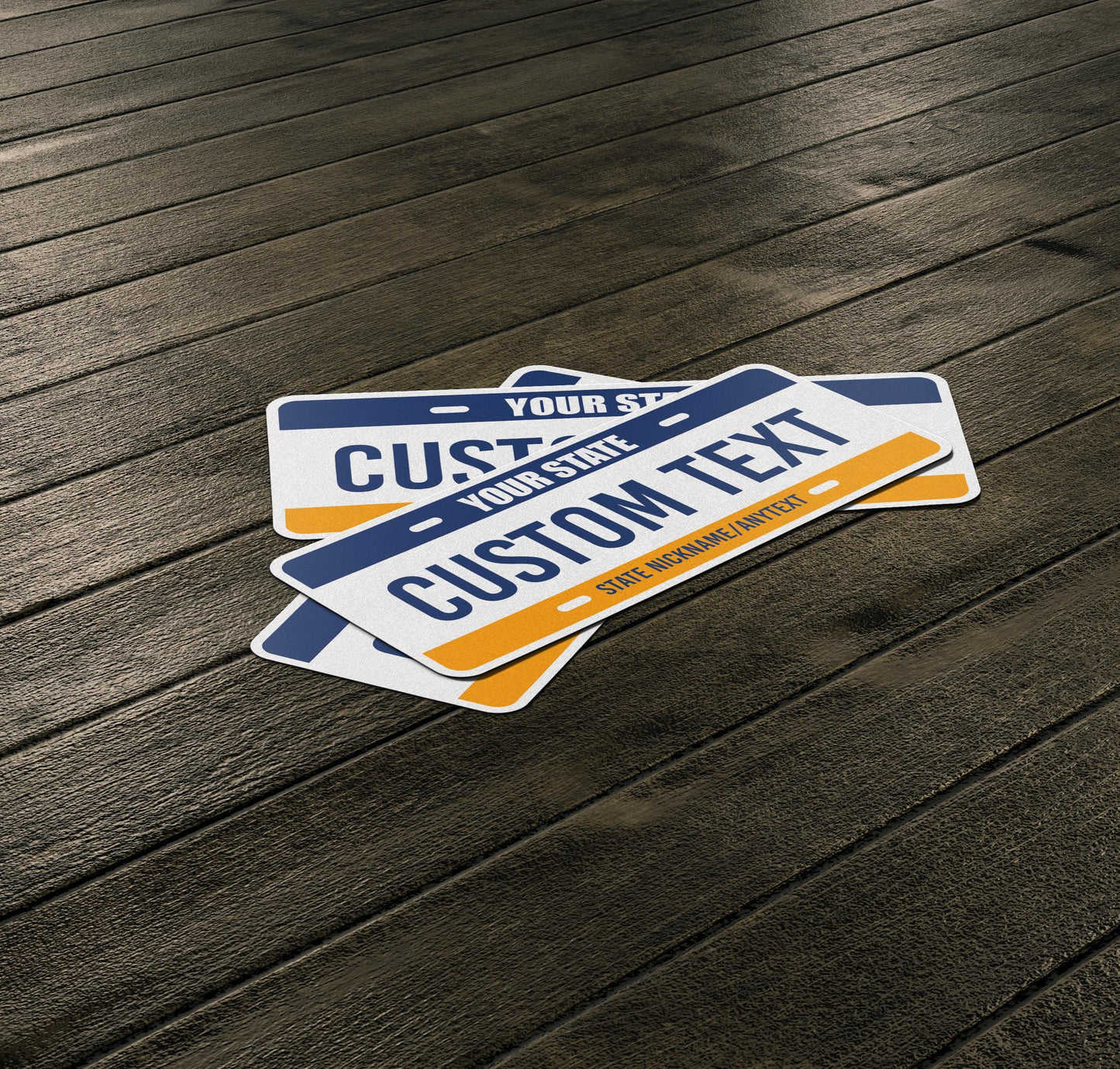 Custom Text Waterproof Vinyl Sticker - Laptop, Car, Bumper