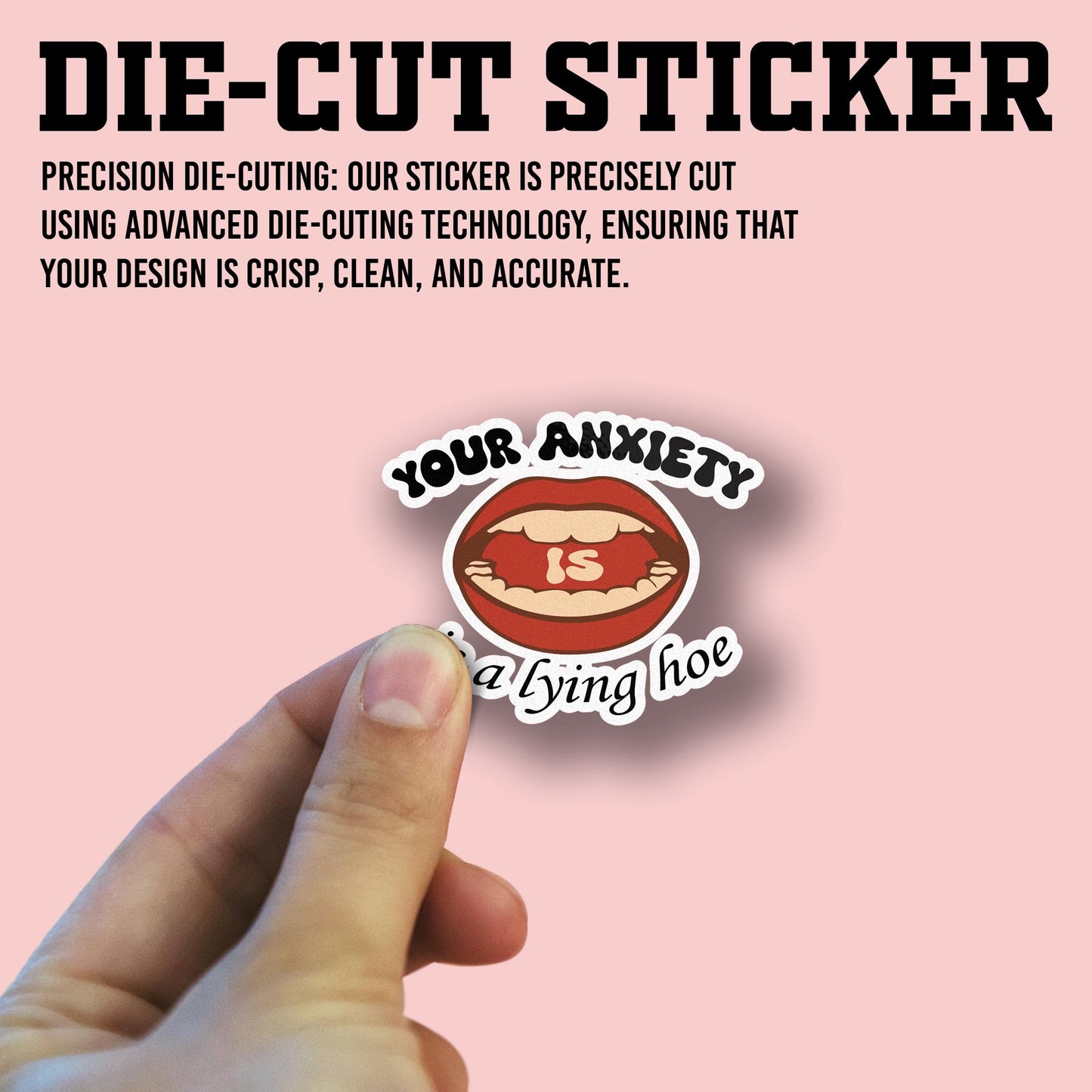 Anxiety Relief Stickers: 10 Pack Sensory Fidget Decals - Mental Health