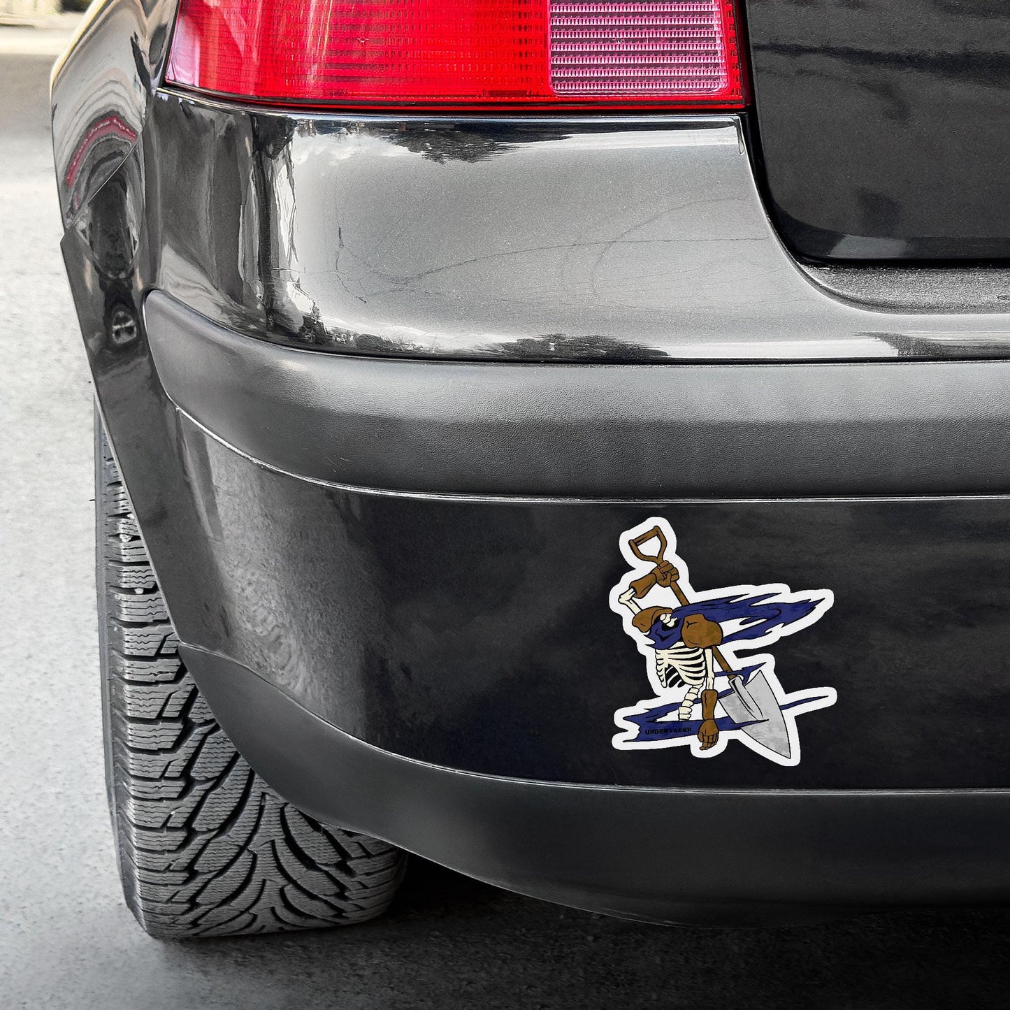 Undertaker Vinyl Sticker: Funny Weatherproof Decal for Laptop, Car