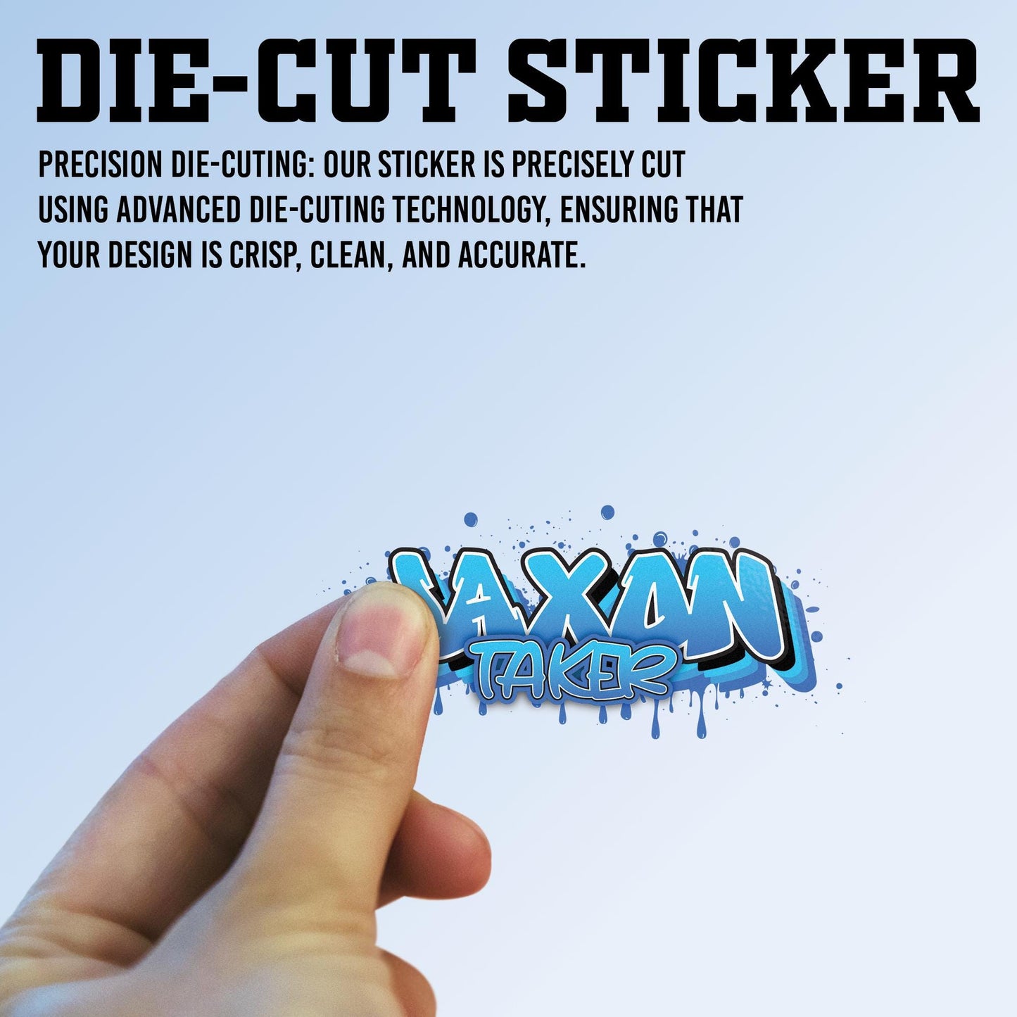 Custom Name Sticker Waterproof: Personalized Graffiti Style Vinyl Decals, Die-Cut Name Labels for Water Bottles, Laptops, Lunchbox
