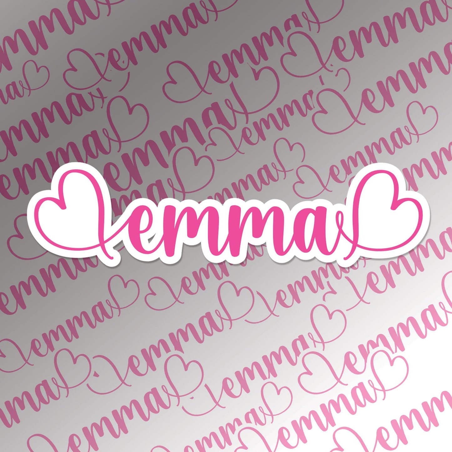 Personalized Name Sticker: Waterproof Vinyl Decal for Water Bottles, Laptops