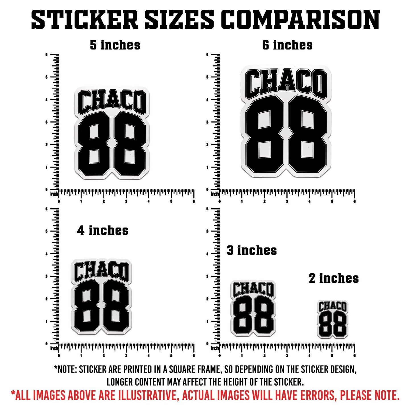 Custom Name & Number Vinyl Sticker: Personalized Water Bottle Decal, Custom Number Sticker for Laptop, Helmet, Kindle