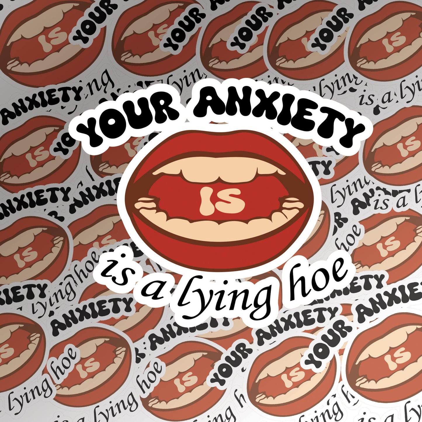 Anxiety Relief Stickers: 10 Pack Sensory Fidget Decals - Mental Health
