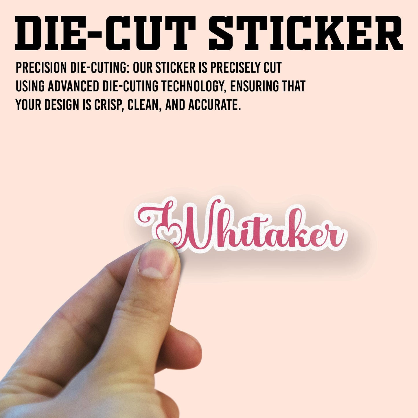 Custom Name Sticker: Waterproof Vinyl Decal for Water Bottles, Laptops