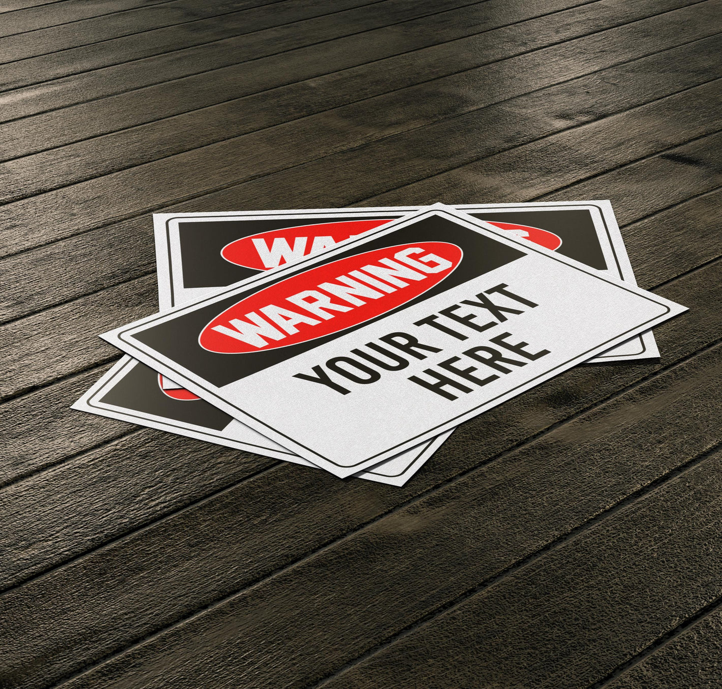 Custom Warning Sticker, Personalized Vinyl Sticker for Warning Sign, Custom Bumper Stickers for Car, Truck, Van and more vehicles