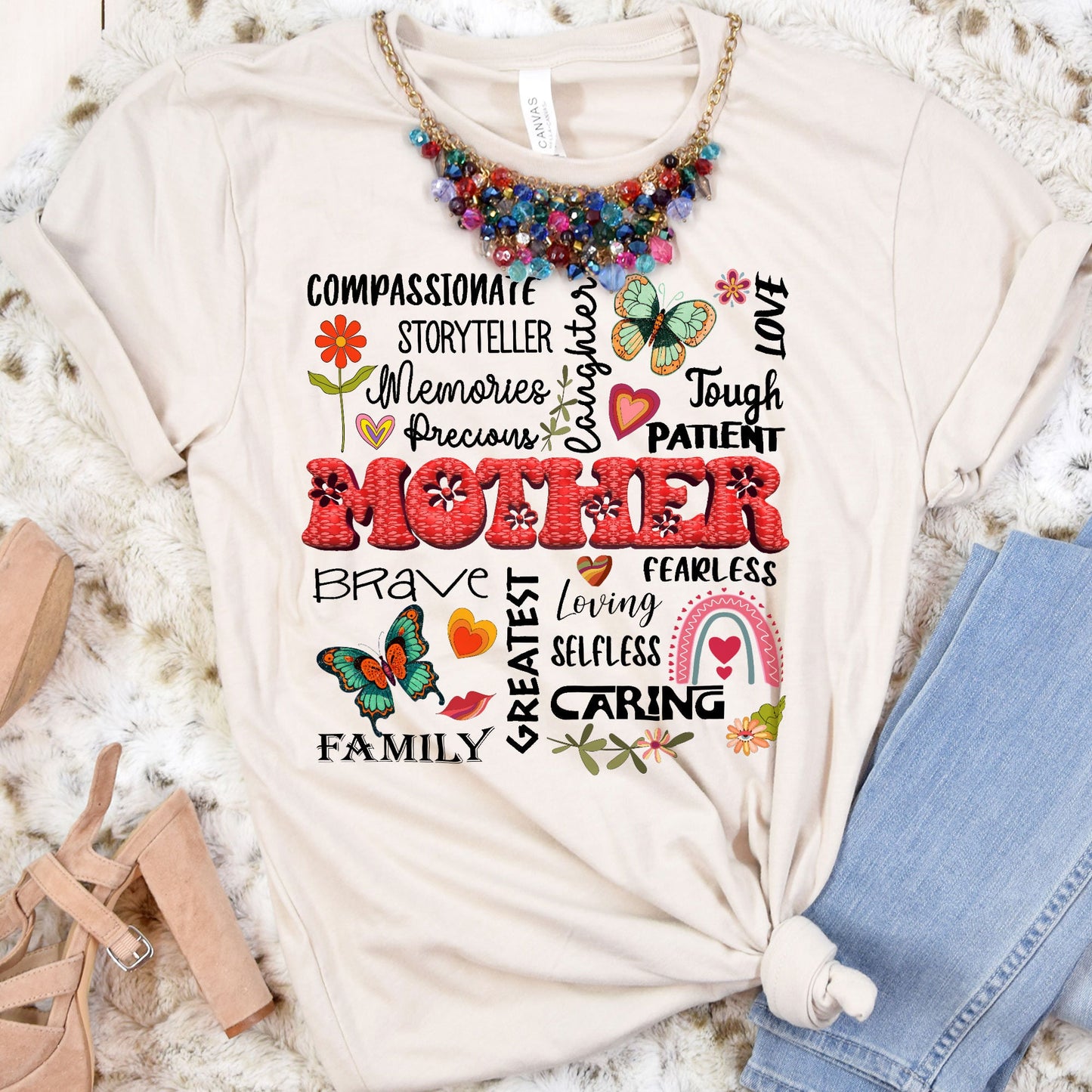 Retro Mom Quote PNG: 3D Mother's Day Sublimation (Digital Download)