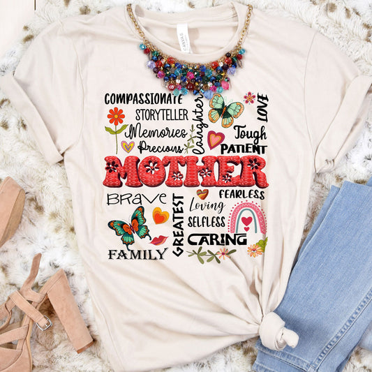 Retro Mom Quote PNG: 3D Mother's Day Sublimation (Digital Download)