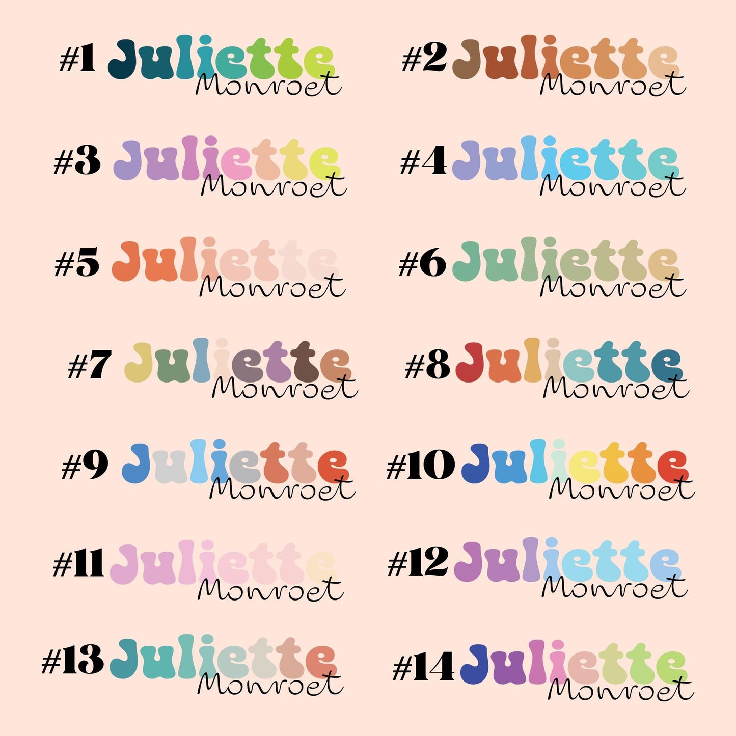 Custom Full Name Sticker, Personalized Waterproof Vinyl Sticker Name for Water Bottles, Laptops, Pack-bags and more for girls, ladies