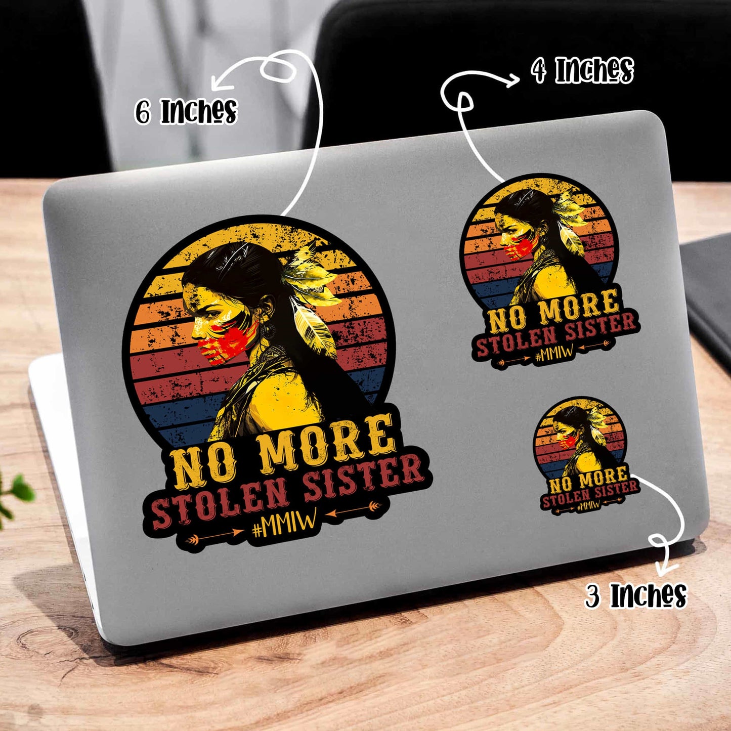 MMIW Sticker: No More Stolen Sisters Vinyl Decal