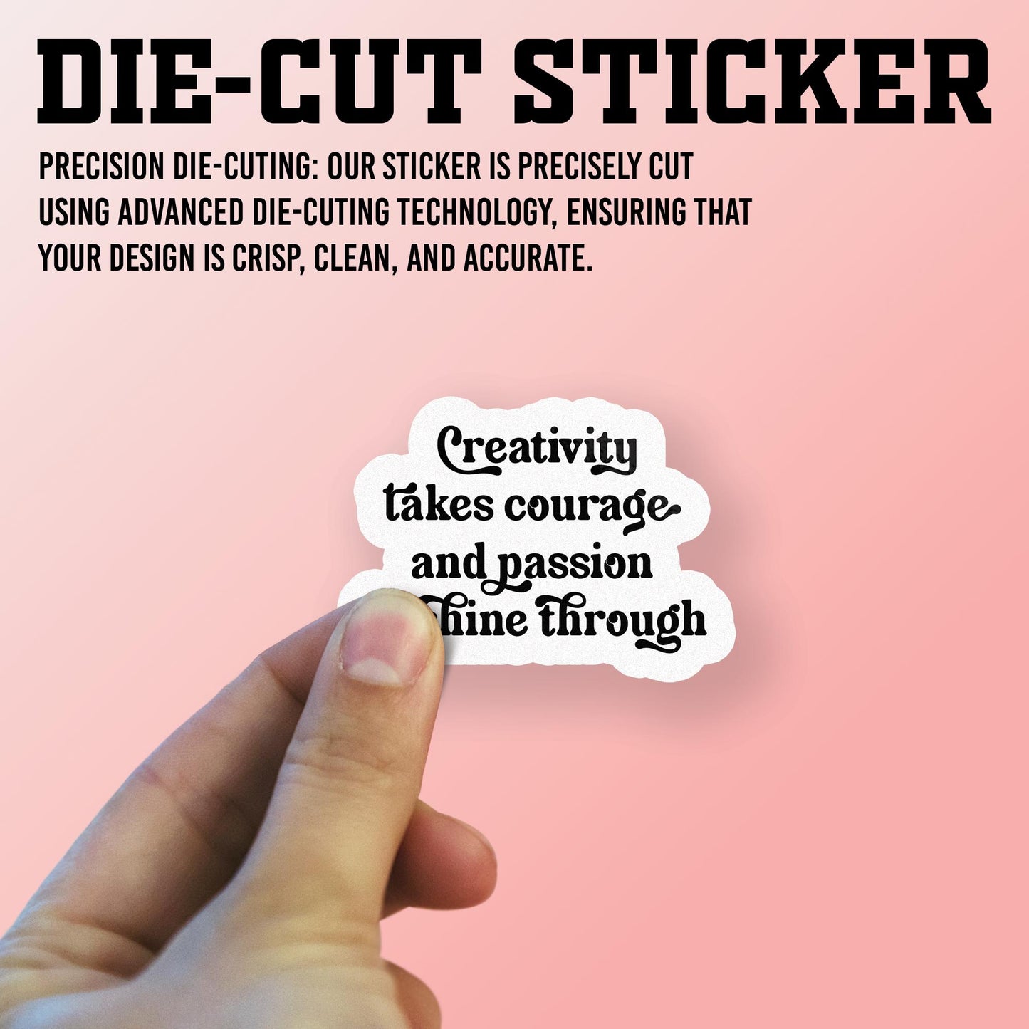 Custom Text Sticker, Personalized Text Die-Cut Sticker: Waterproof Vinyl Decal for Water Bottle, Laptop, Cup, Tool Box, Ideal Gift Sticker